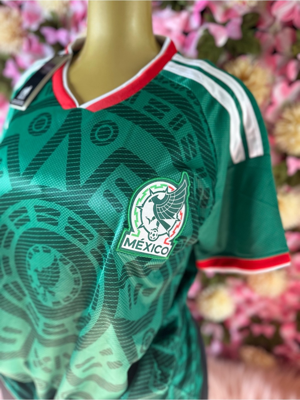 Unisex Green Men's Soccer Jersey- Green - Picture 5 of 7